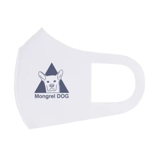 mongrel DOG 1 Face Mask