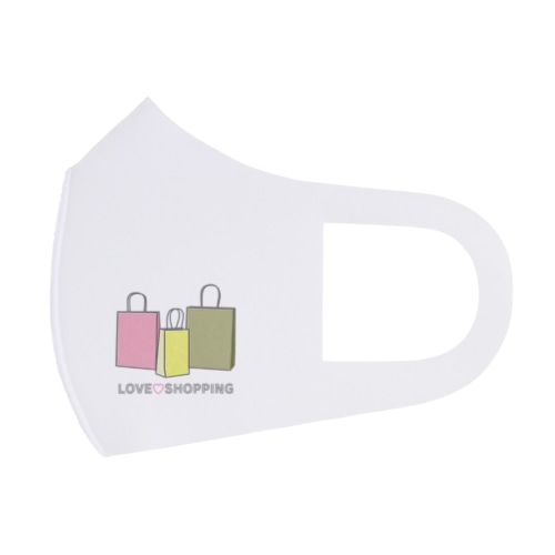 紙袋 LOVE SHOPPING Face Mask