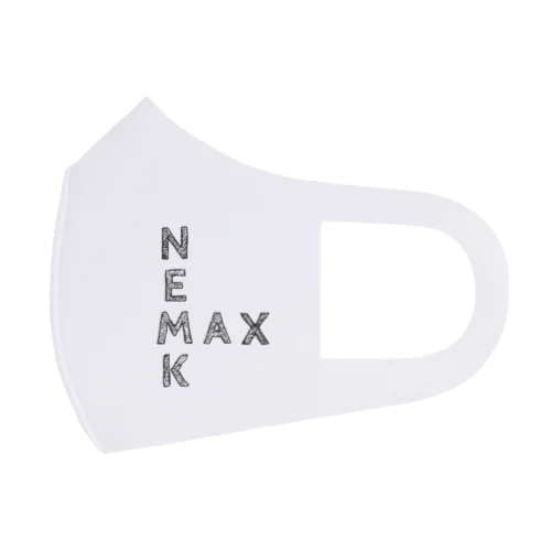 ＮＥＭＫＭＡＸ(黒文字) Face Mask