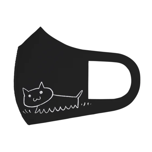 ねこではないなにか…仮にぬことする。マスク Face Mask