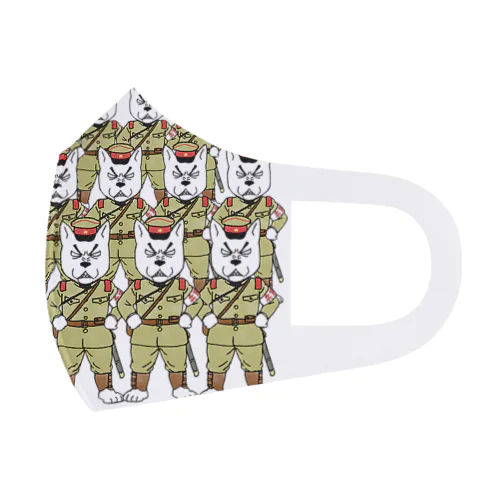 憲兵-両側集団 フルグラフィックマスク