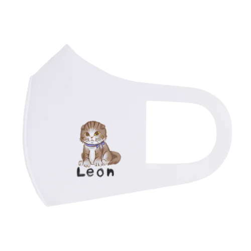 猫のLEON(レオン) Face Mask