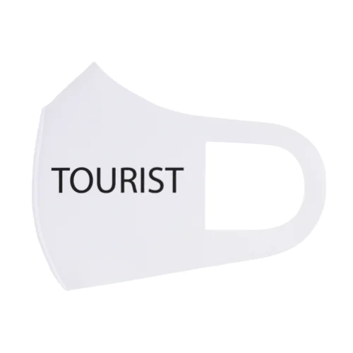 TOURIST letter BK Face Mask