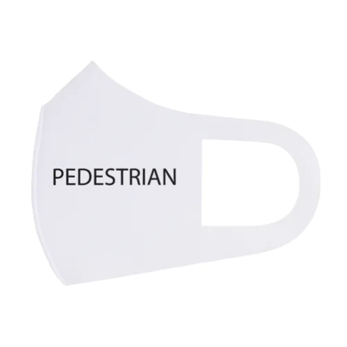 PEDESTRIAN letter BK Face Mask