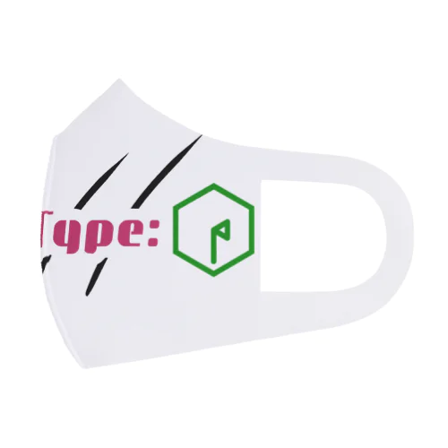 Type:P 「ロゴ」モデル フルグラフィックマスク