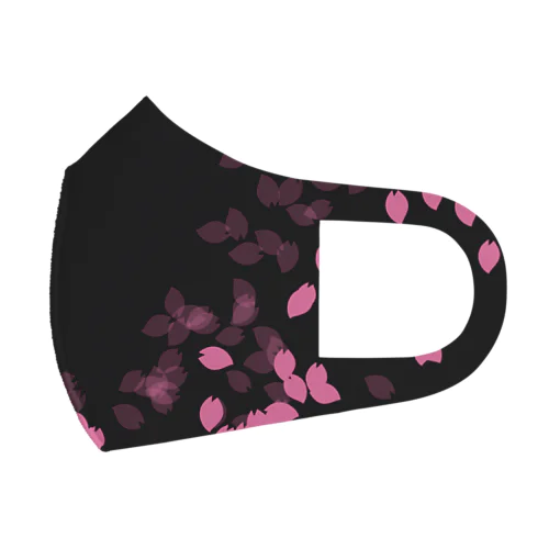 桜の花びら フルグラフィックマスク