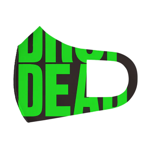 DROP DEAD LIME Face Mask