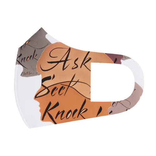 ASK SEEK KNOCK Face Mask