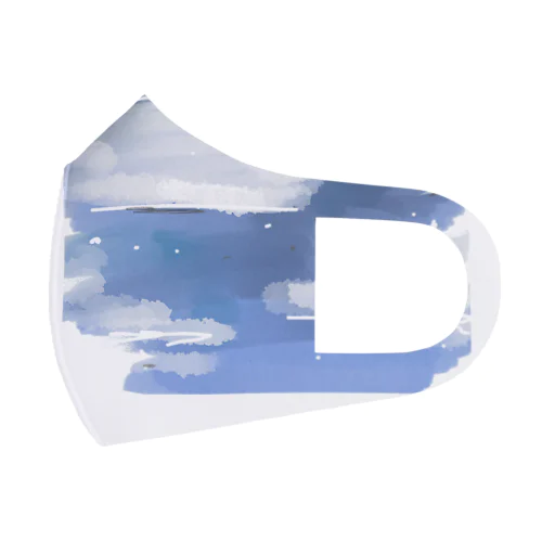 夜空　ふわふわ Face Mask