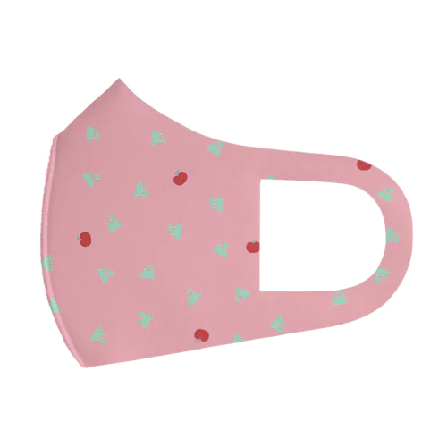 アオモリンゴランダム桃 Face Mask
