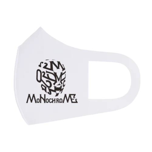 MoNochroMEマスク（黒） 풀 그래픽 마스크