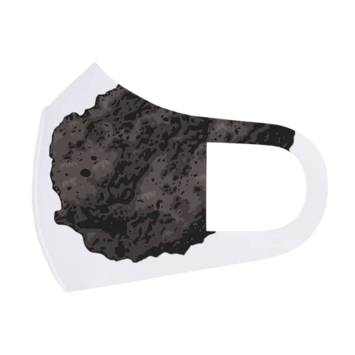 ゴツゴツの隕石 フルグラフィックマスク