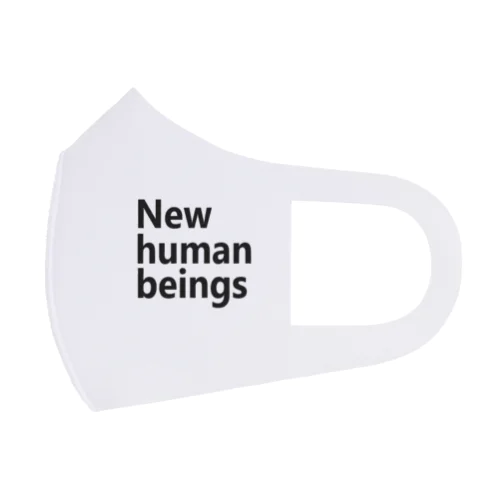 新人類　新しき人間　New human beings フルグラフィックマスク