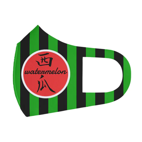 watermelon西瓜マスク フルグラフィックマスク