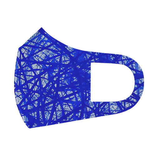 Hirao_Blue_03 Face Mask