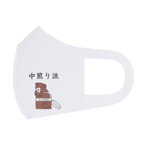 中煎り派@柴犬 Face Mask