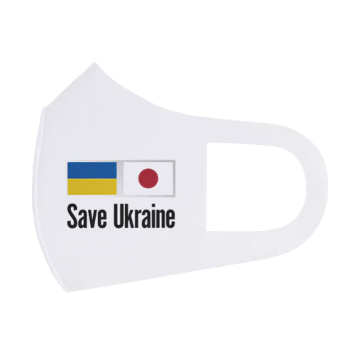 ウクライナ応援 Save Ukraine 풀 그래픽 마스크