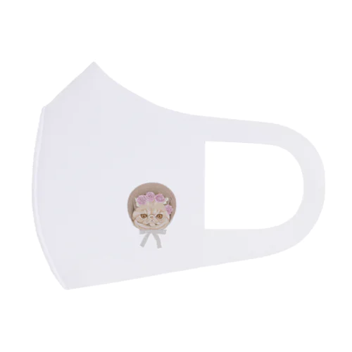 Exotic shorthair×ボンネット帽 Face Mask