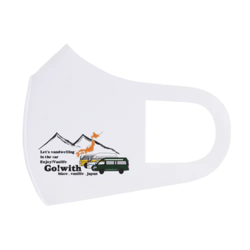 hiace_vanlife_japan goods Face Mask