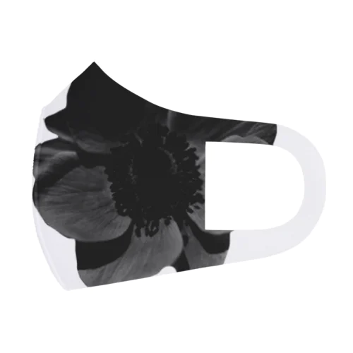 奇跡の黒い花꙳★*ﾟ フルグラフィックマスク
