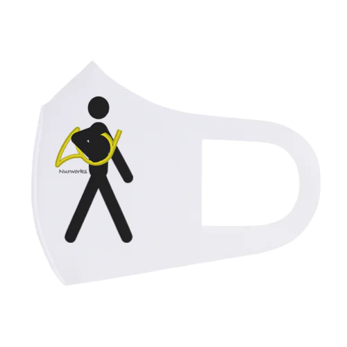 The Walking Hornist w/o Logo Face Mask