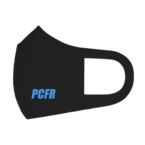PCFRロゴマスク　ブラック フルグラフィックマスク