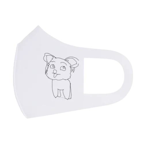 えろい犬 Face Mask