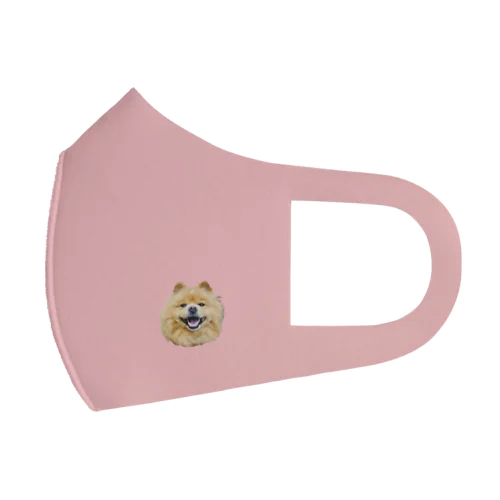 ボム会長マスク ピンクオレンジ Face Mask