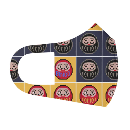 ビンゴDaruma Face Mask