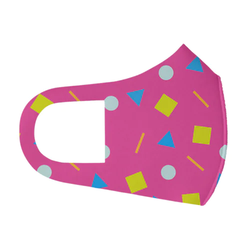 幾何学ファンシー《ピンク》 Face Mask