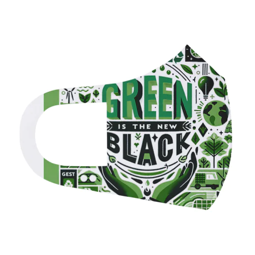 Green is the New Black フルグラフィックマスク