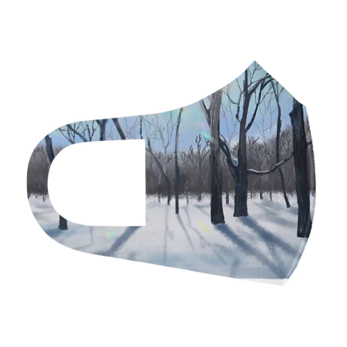 冬の雑木林 フルグラフィックマスク