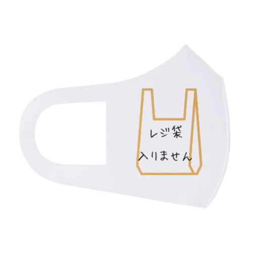 レジ袋フリーでお買い物 Face Mask