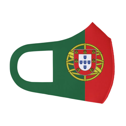 ポルトガルの国旗 フルグラフィックマスク
