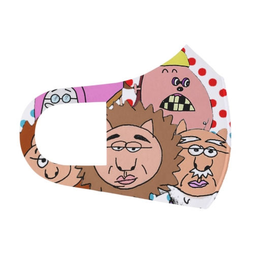 『ライオじさんの日常』 Face Mask