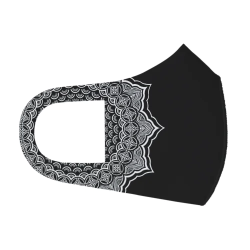 Mandala (Black) マスク Face Mask