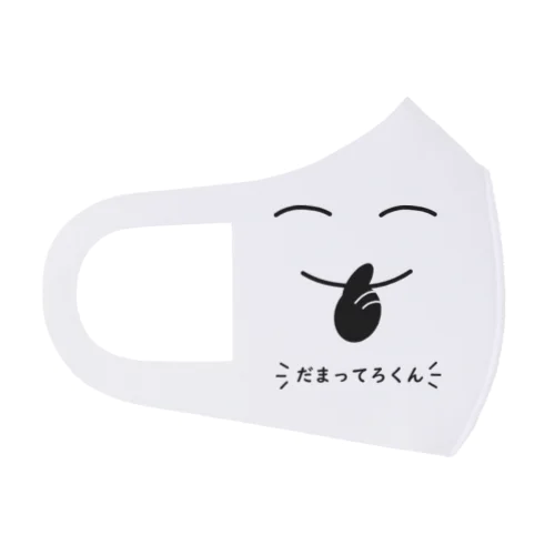 だまってろくん Face Mask