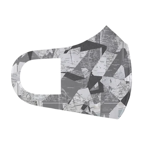 Camouflage : Map Face Mask