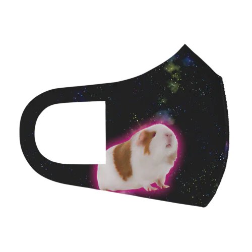 宇宙モルモット Face Mask