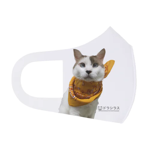 『ヘッポコ猫ドラ』　バンダナ フルグラフィックマスク