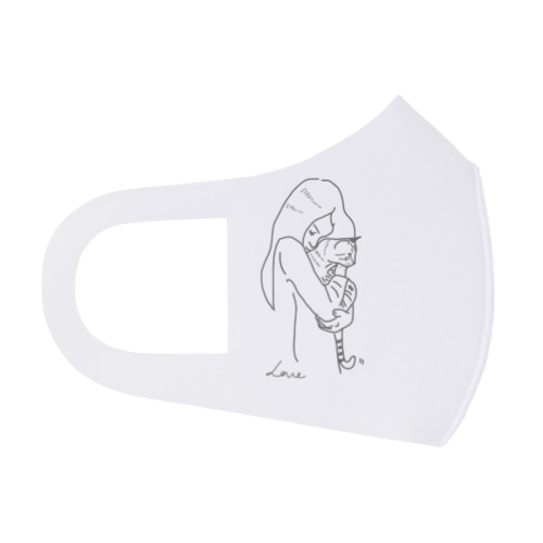 ラブ キャット Face Mask