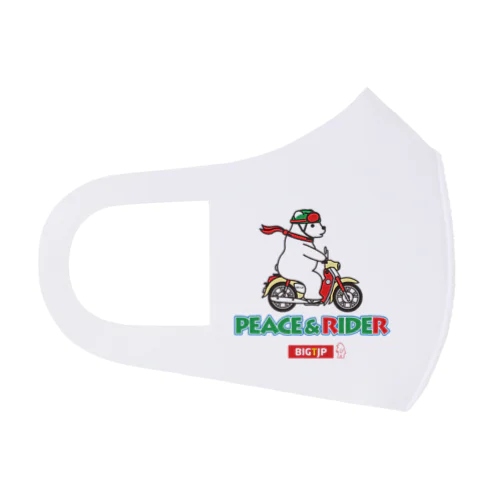 ヒグマPEACE & RIDE(R)ヒーローカラー Face Mask