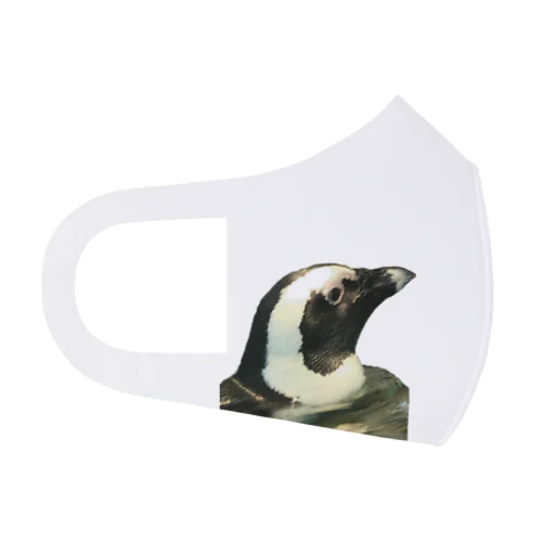 右向きペンギン Face Mask