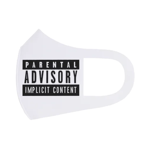 PARENTAL ADVISORY-IMPLICIT CONTENT- フルグラフィックマスク