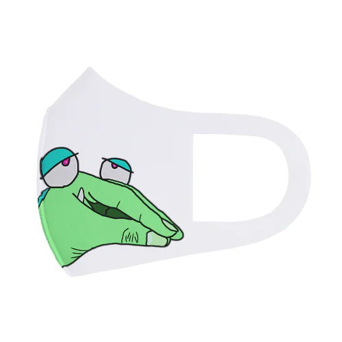 手ワニくん Face Mask