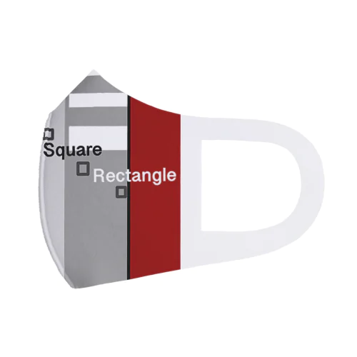 Square    Rectangle  フルグラフィックマスク