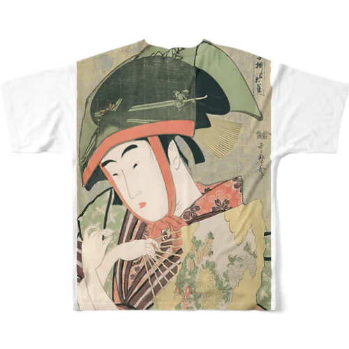 UTAMARO フルグラフィックTシャツ