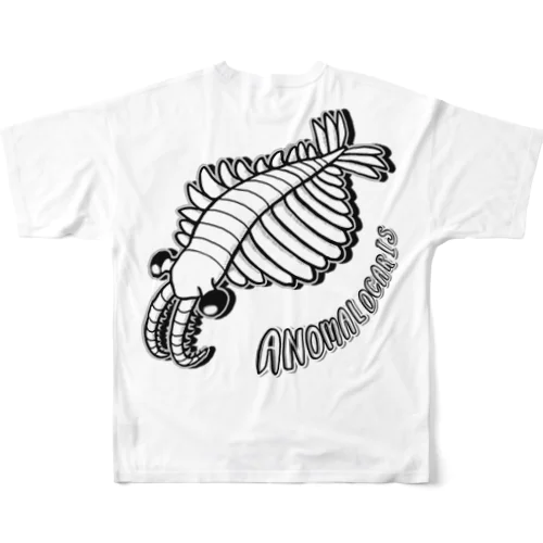 Anomalocaris (アノマロカリス)　バックプリント フルグラフィックTシャツ