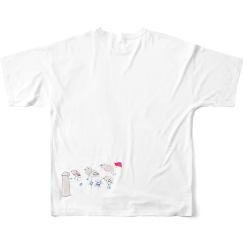 朝☀ by 5-year-old All-Over Print T-Shirt