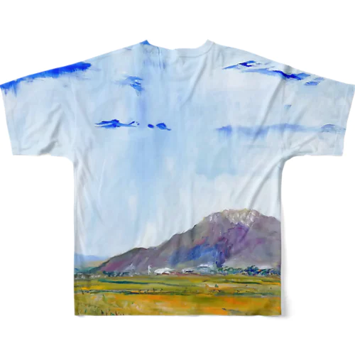 角田山Tシャツ✨🏞️ フルグラフィックTシャツ